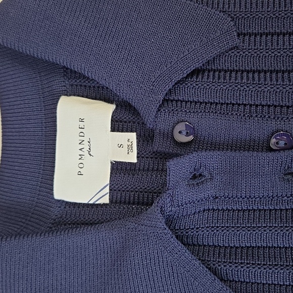 POMANDER PLACE Navy Knit Landry Dress - Picture 4 of 11